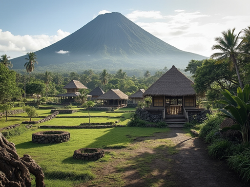 AI rendering of Sumbawa Indonesia in the 1800s